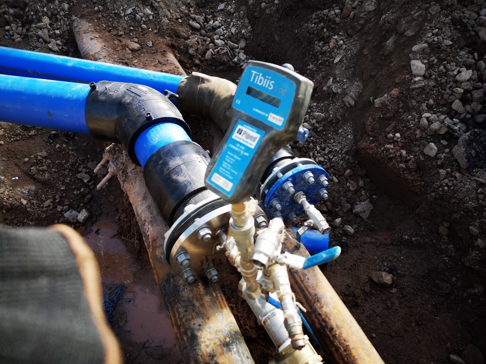 Hydrostatic Pressure Testing for New Water Mains